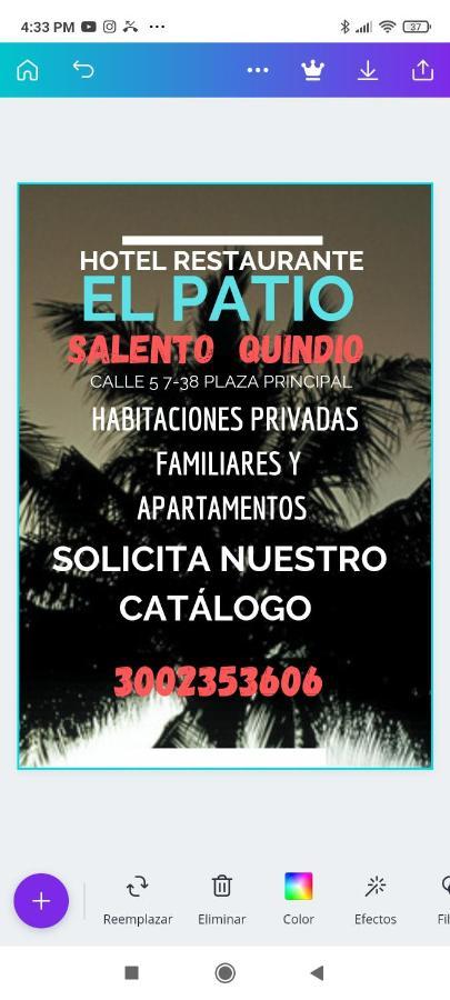 Hospedaje Los Balcones Саленто Экстерьер фото